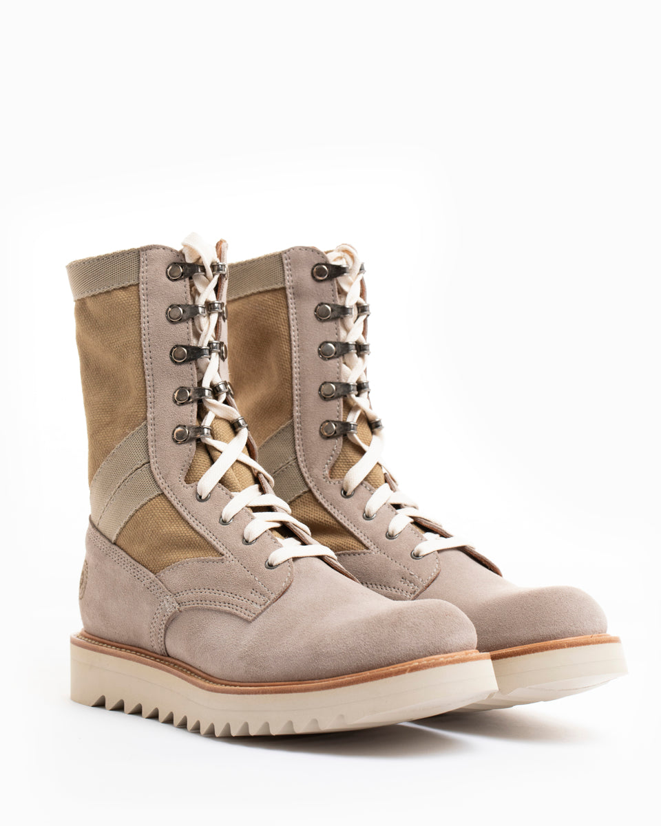 Women's Current Issue Sand - Military-Style Boots - Ranch Road Boots™- Outer Side View Pair