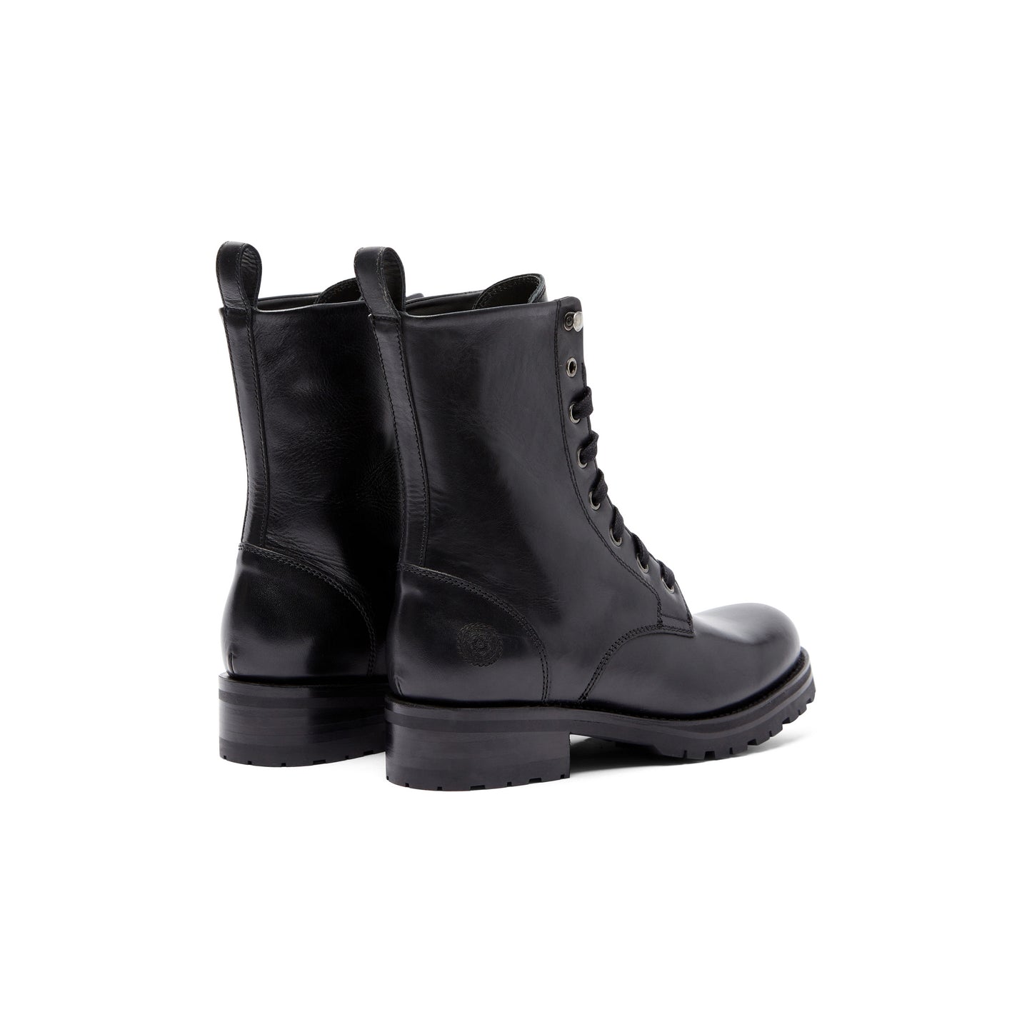Ranch Road Boots - Poppy Combat - Black - Back Pair
