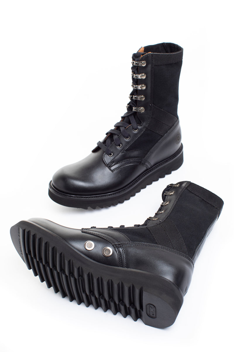 Ranch Road Boots - Women's Current Issue Black - Military-Combat-Lace-Up-Boot-Sole-Detail