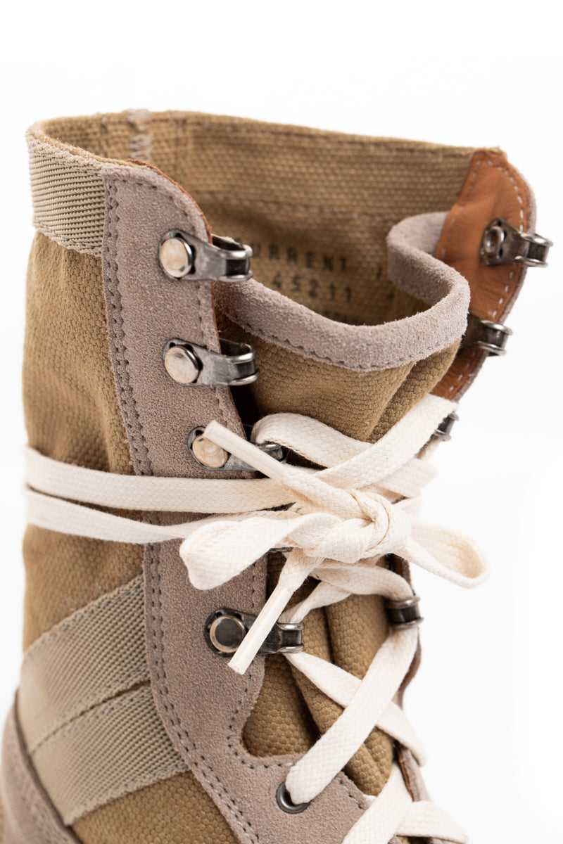 Women's Current Issue Sand - Military-Style Boots - Ranch Road Boots™-Lace-Tie-Detail