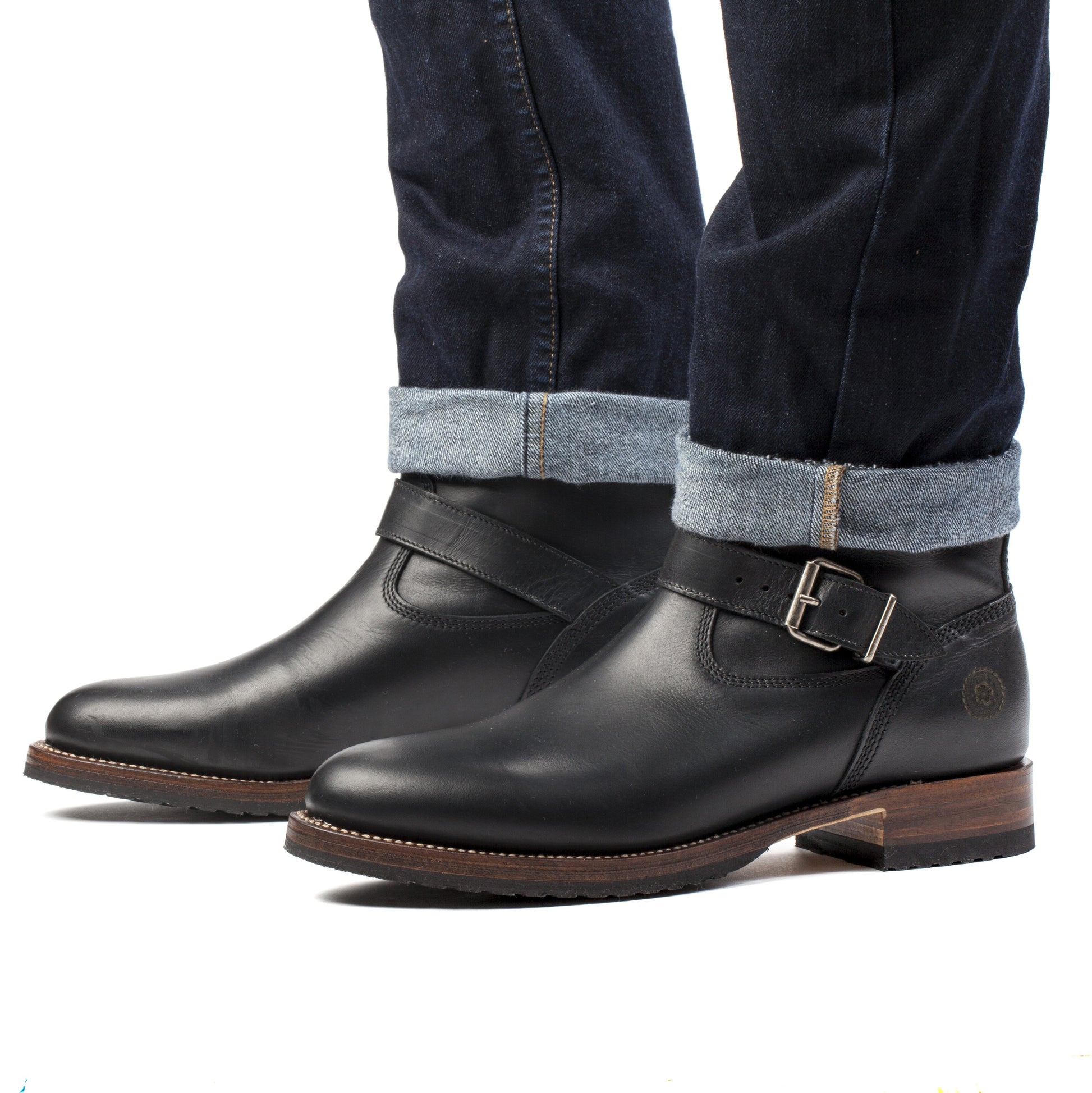 Mens Linesman Boot Black - Classic Engineer Boots - Ranch Road Boots™ Pair