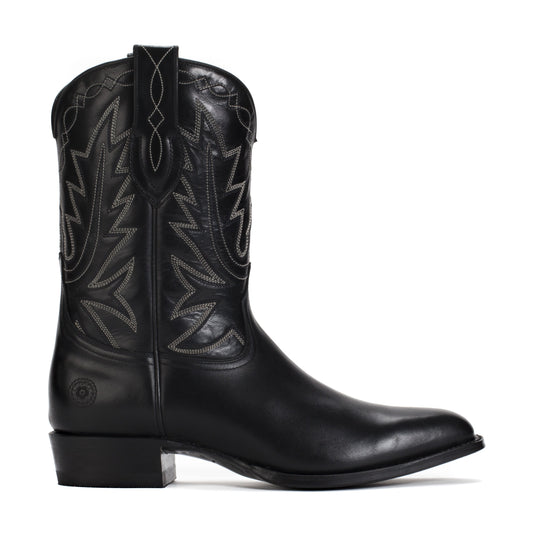 Mens Maverick Black - Vintage-Style Western Boots - Ranch Road Boots™