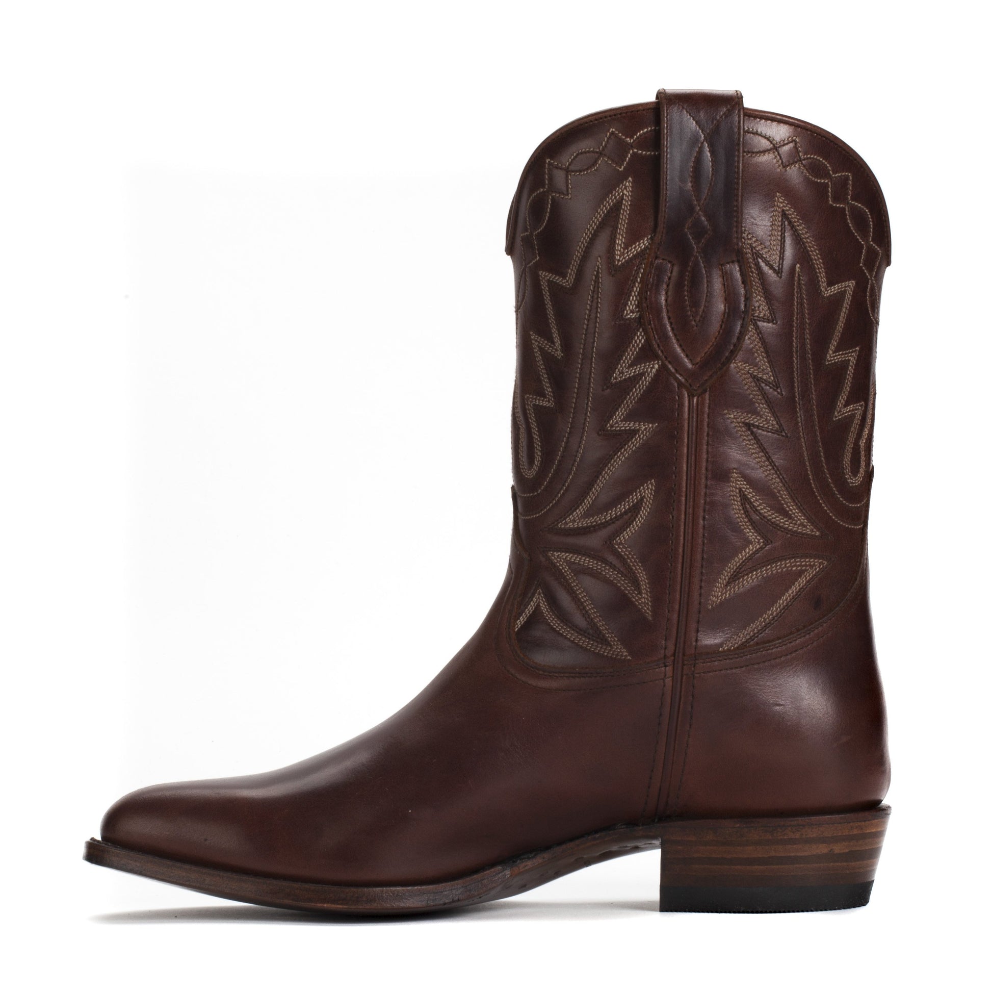 Mens Maverick Brown - Vintage-Style Cowboy Boots - Ranch Road Boots™ Inner Side