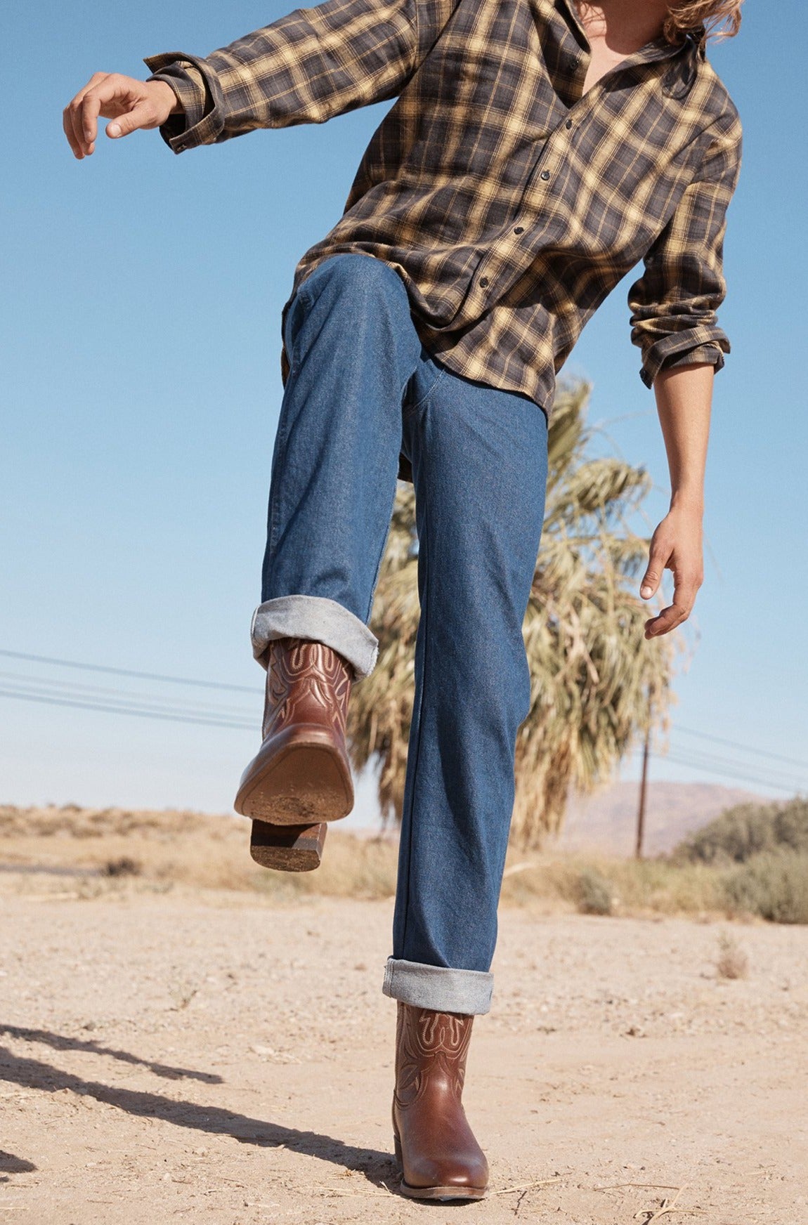 vintage design western boots