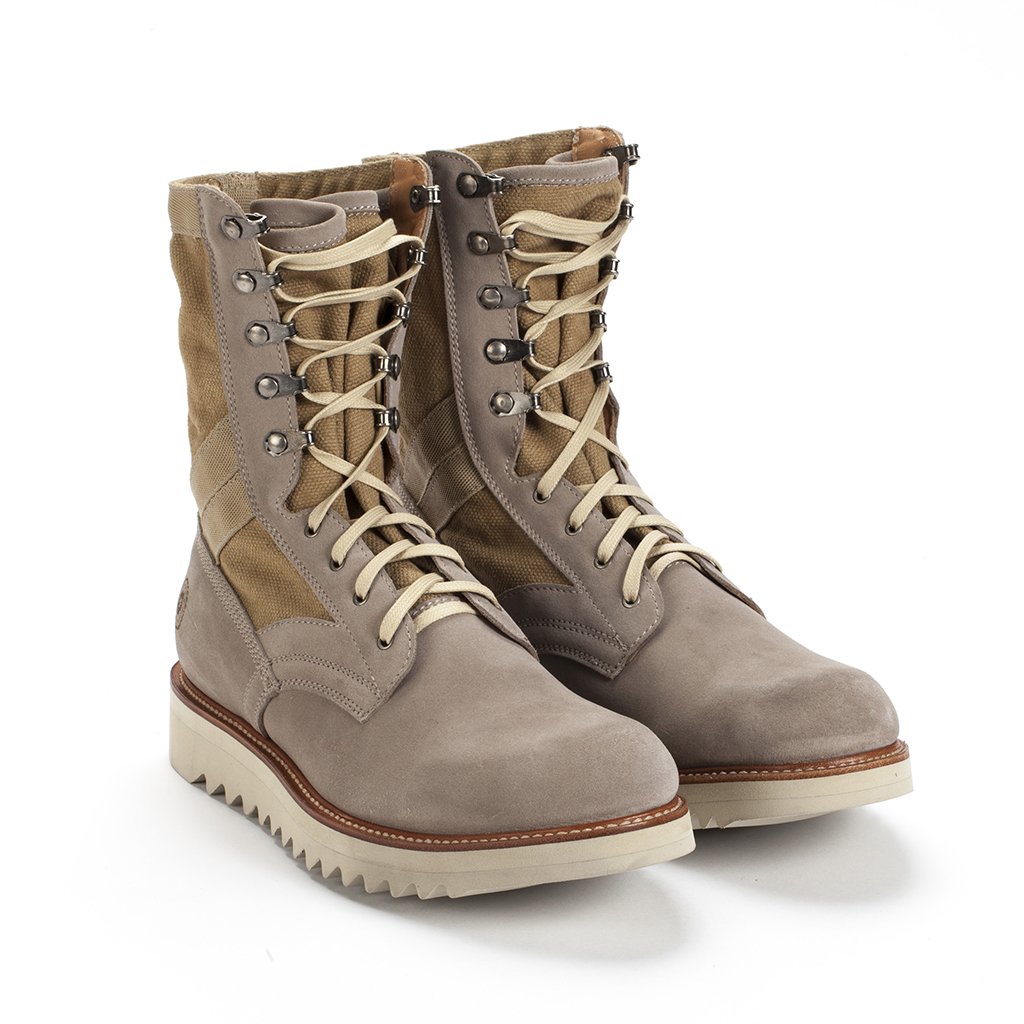 Mens Current Issue Sand - Military-Style Boots - Ranch Road Boots™ Front Side Pair View