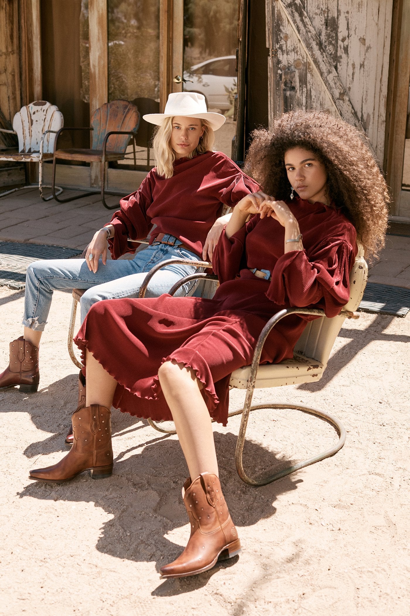 Womens Presidio Short Cognac - Western Bootie - Ranch Road Boots™ Model