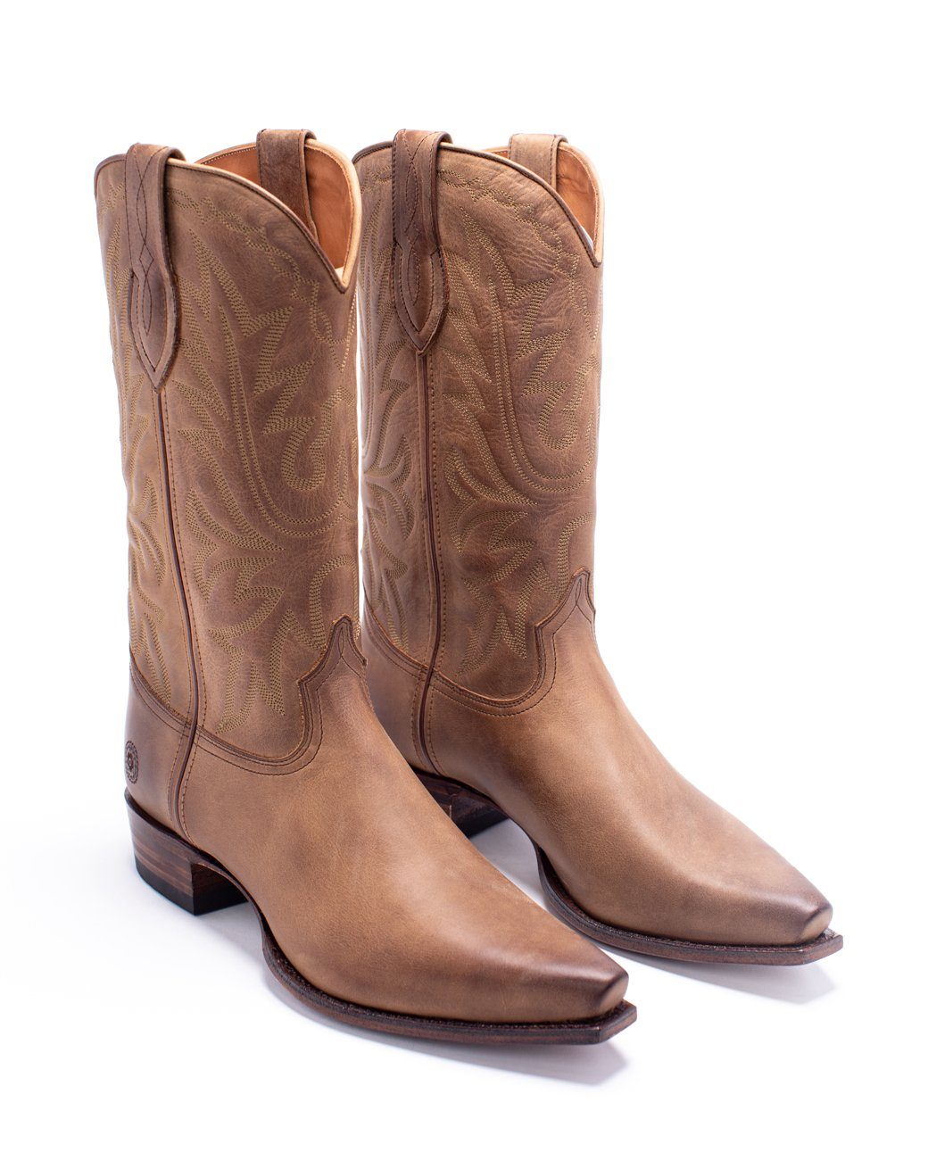 Mens Yoakum Tan Leather Western Boot Ranch Road Boots™